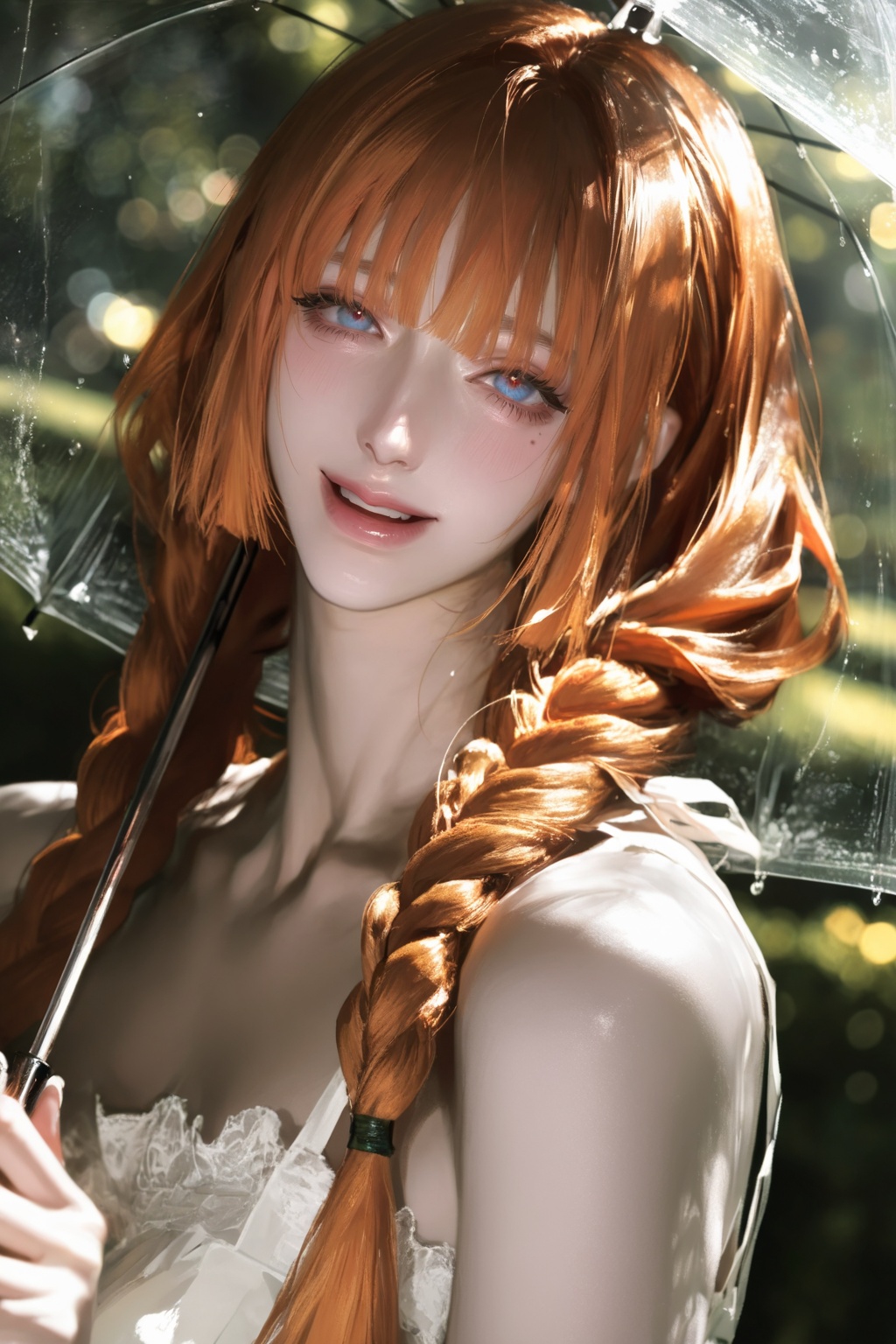 one woman,  solo,  (upper body) on Tensor.Art