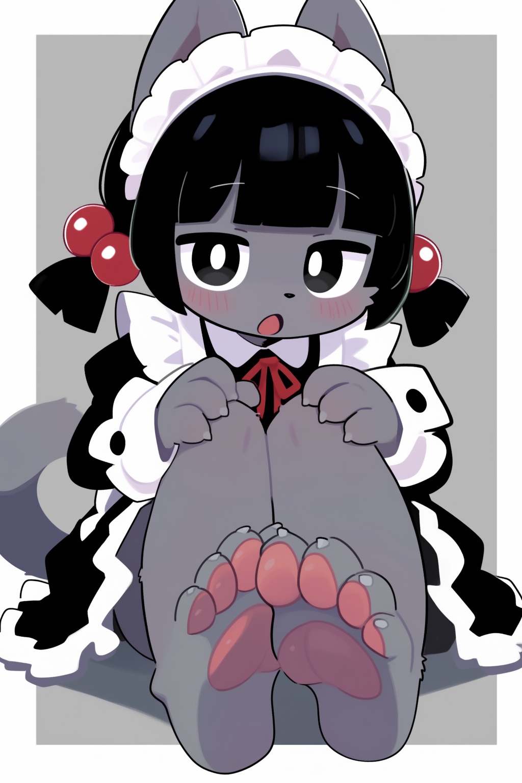 1girl,  furry,  animal ears on Tensor.Art