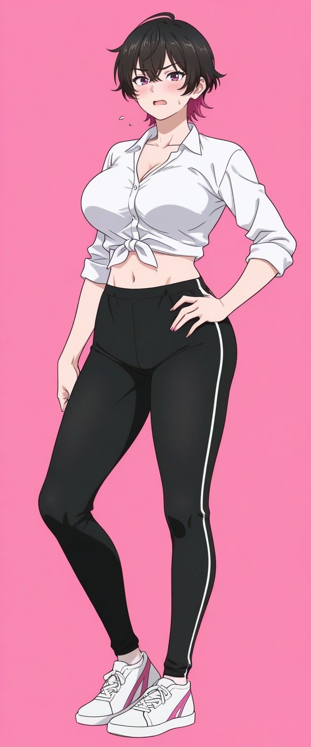 Ookii_Onnanoko_wa_Suki_desu_ka,  tall female,  multicolored hair on Tensor.Art