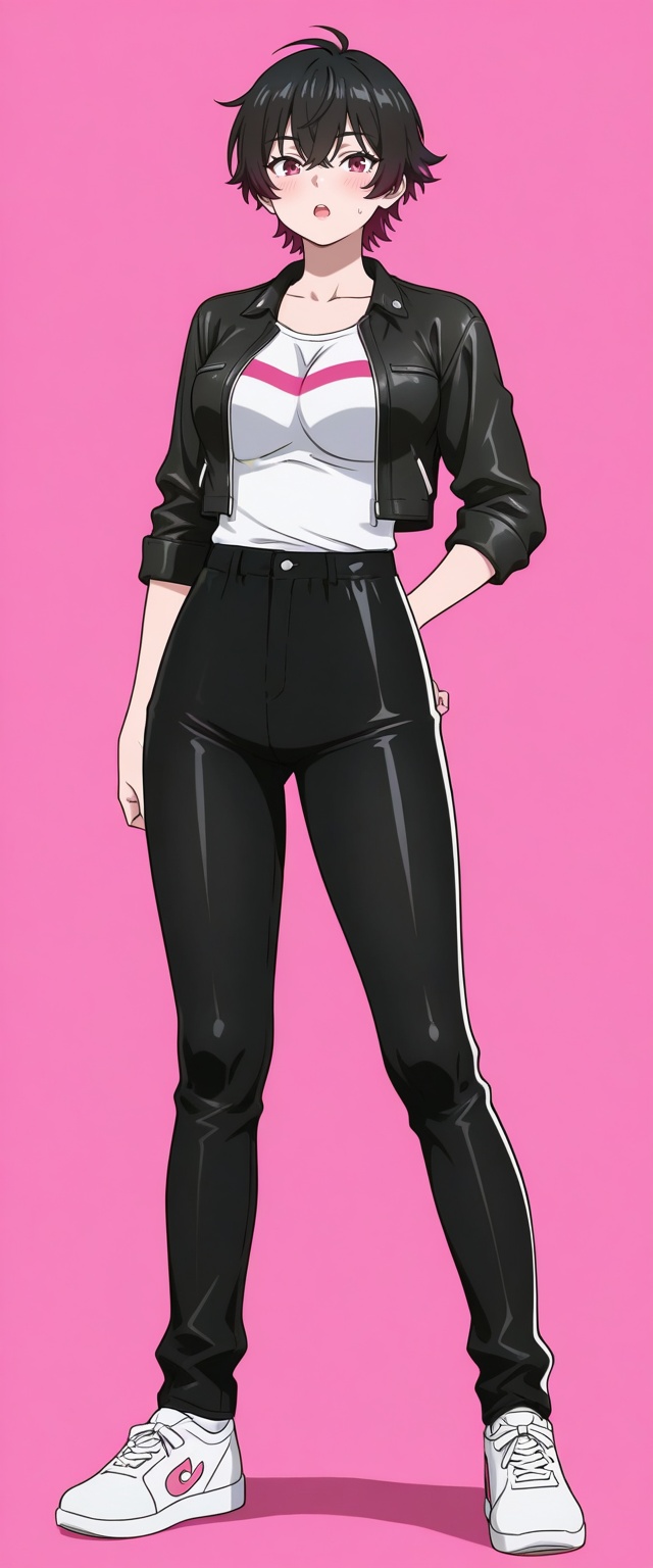 Ookii_Onnanoko_wa_Suki_desu_ka,  tall female,  multicolored hair on Tensor.Art