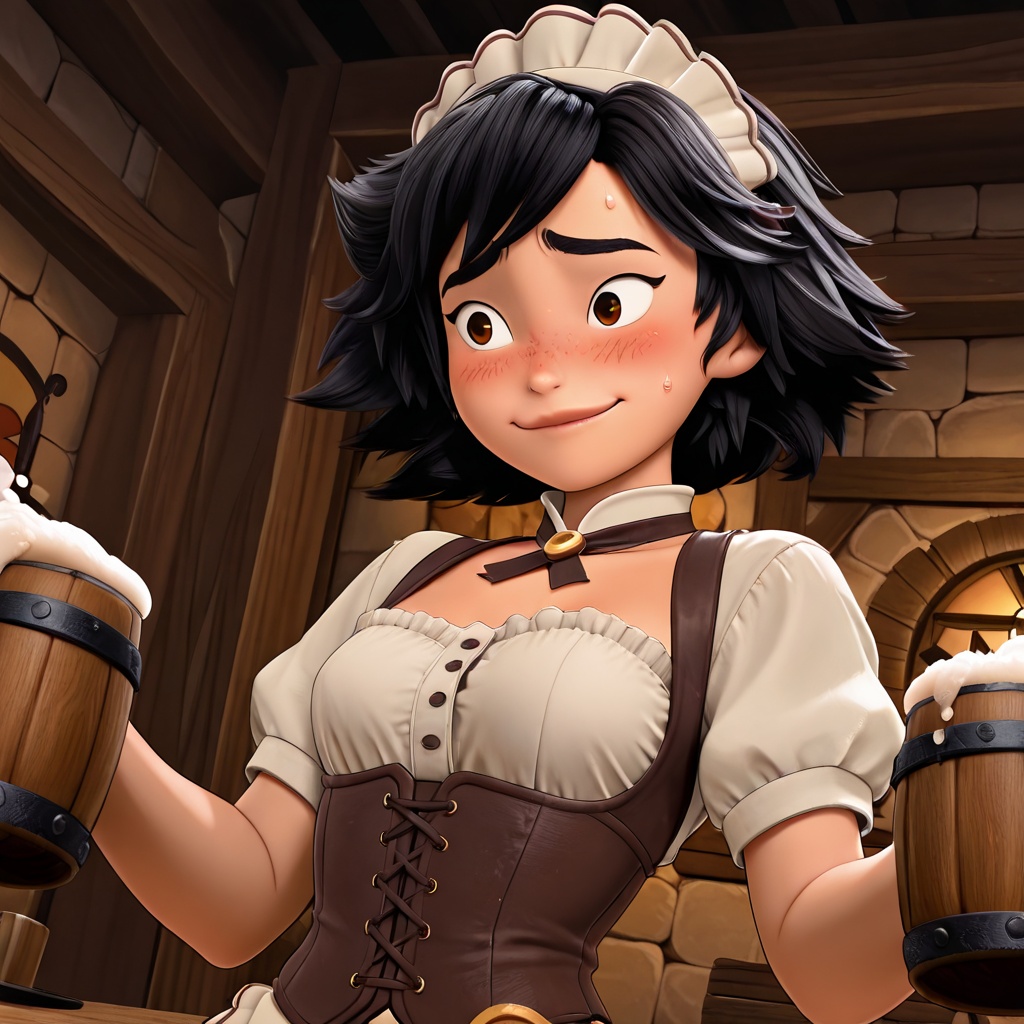 1girl,  solo,  short hair on Tensor.Art