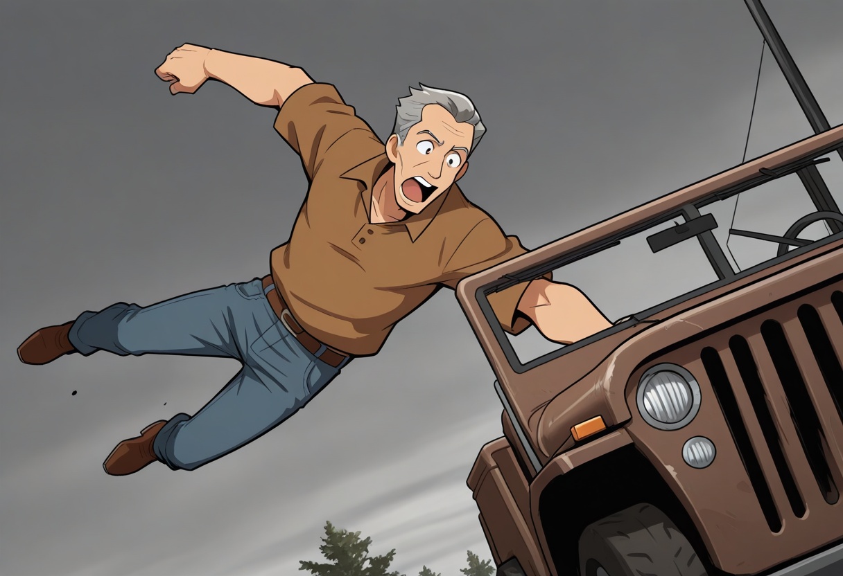 everyonegetinthecar,  jumping,  on side on Tensor.Art