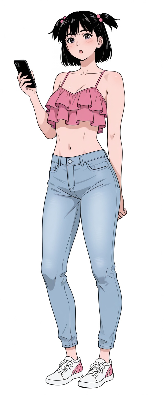 Ookii_Onnanoko_wa_Suki_desu_ka,  tall female,  multicolored hair on Tensor.Art