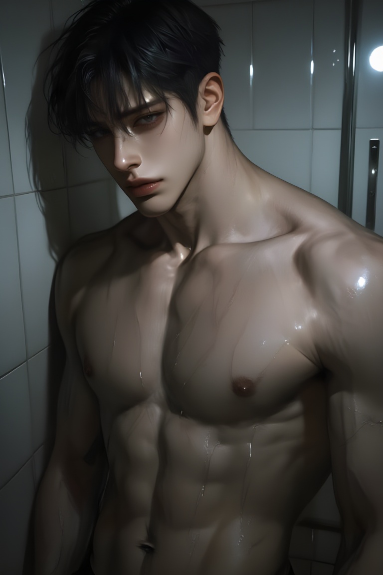1boy,  short hair,  black hair on Tensor.Art