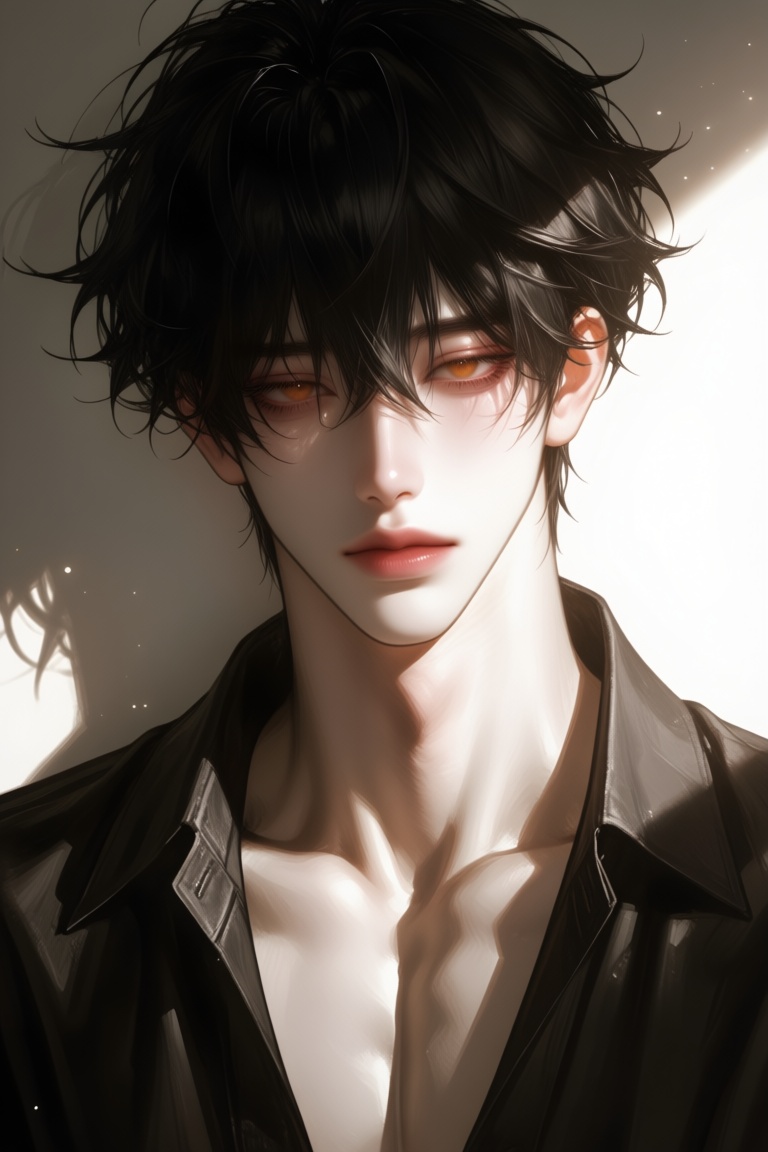 1boy,  looking at viewer,  short hair on Tensor.Art