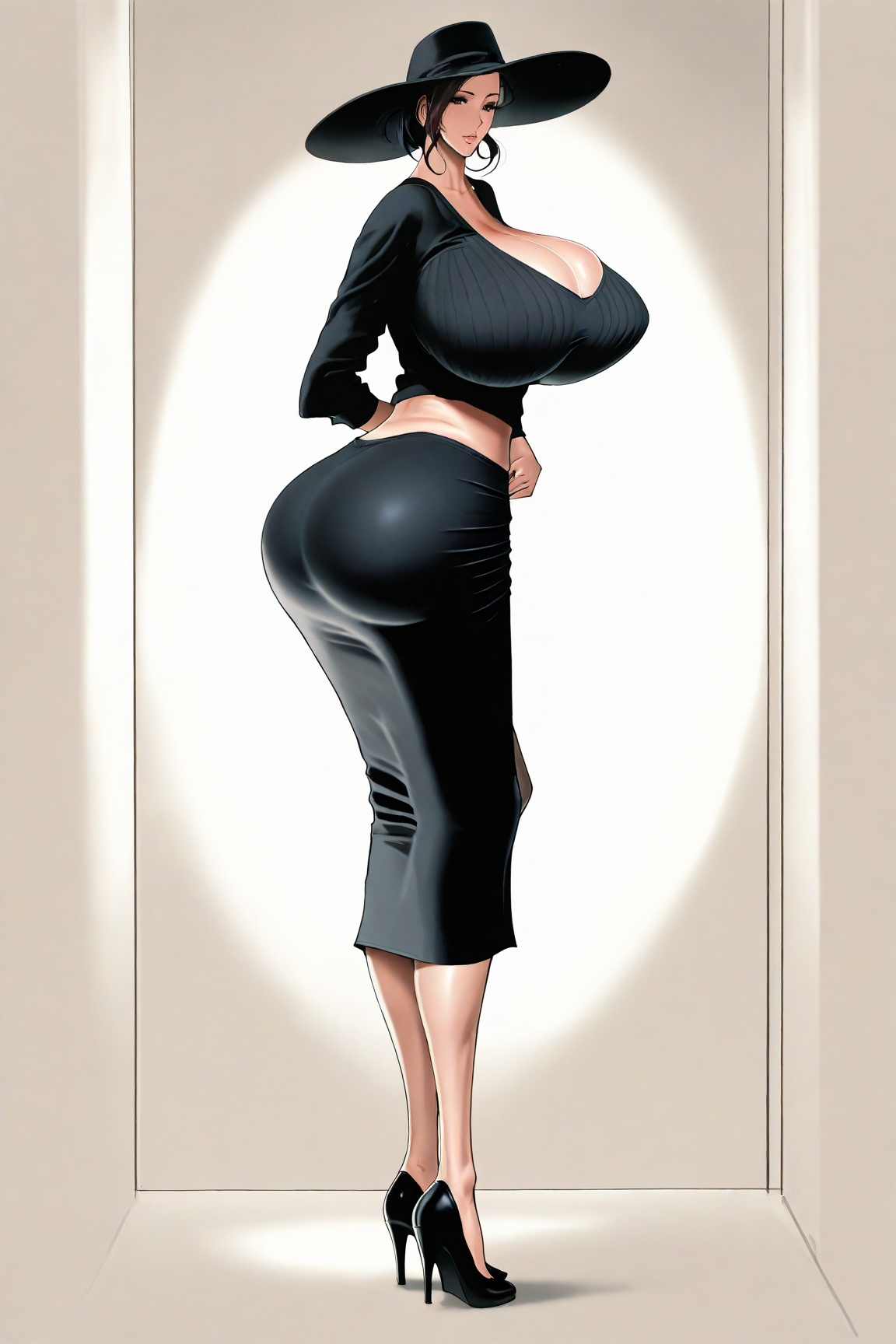 1girl,  solo,  stunning mature woman on Tensor.Art