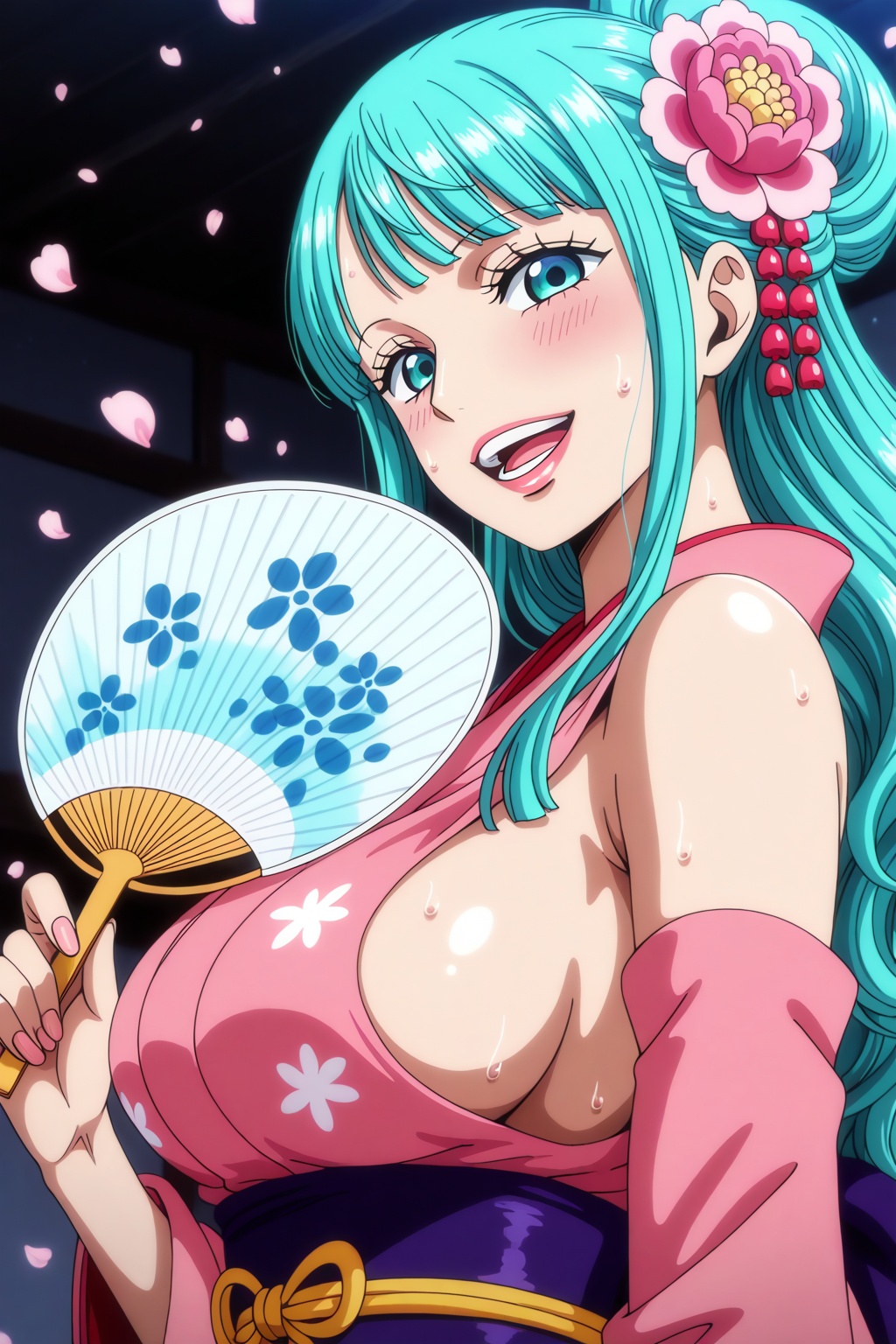 Anime screencap,  kozuki hiyori(one piece),  1girl on Tensor.Art