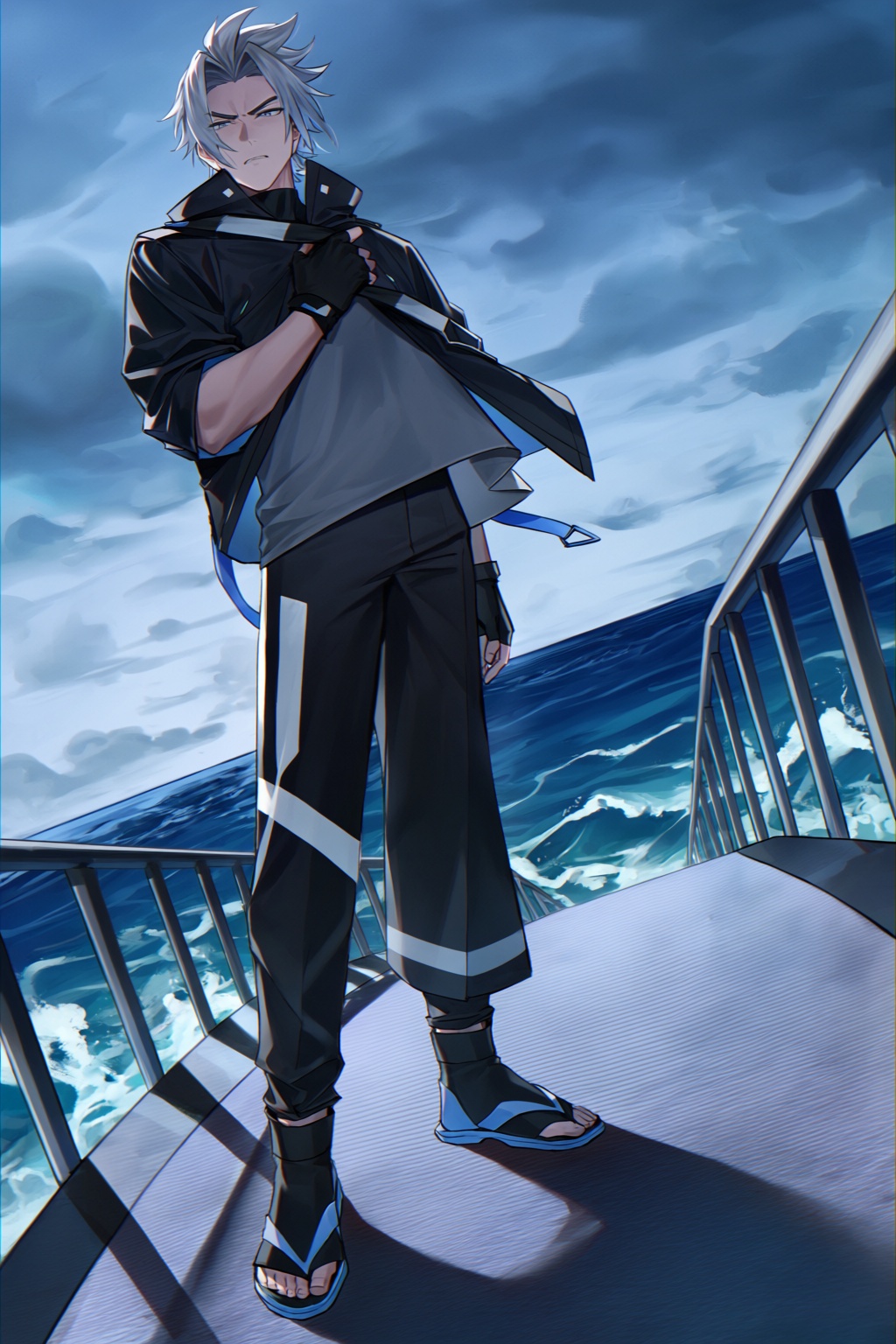 digital illustration,  solo,  1boy on Tensor.Art