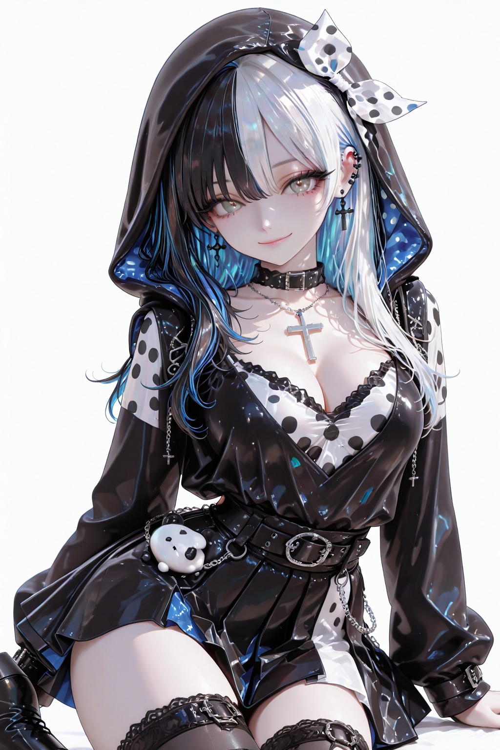 Akenomiya Rin,  long hair,  chest on Tensor.Art