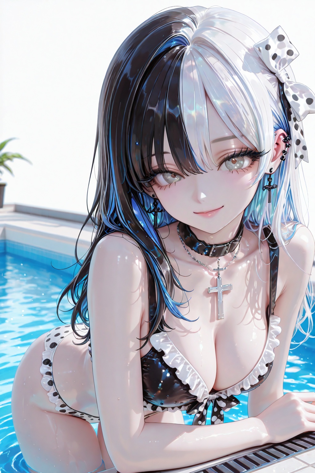 Akenomiya Rin,  long hair,  chest on Tensor.Art