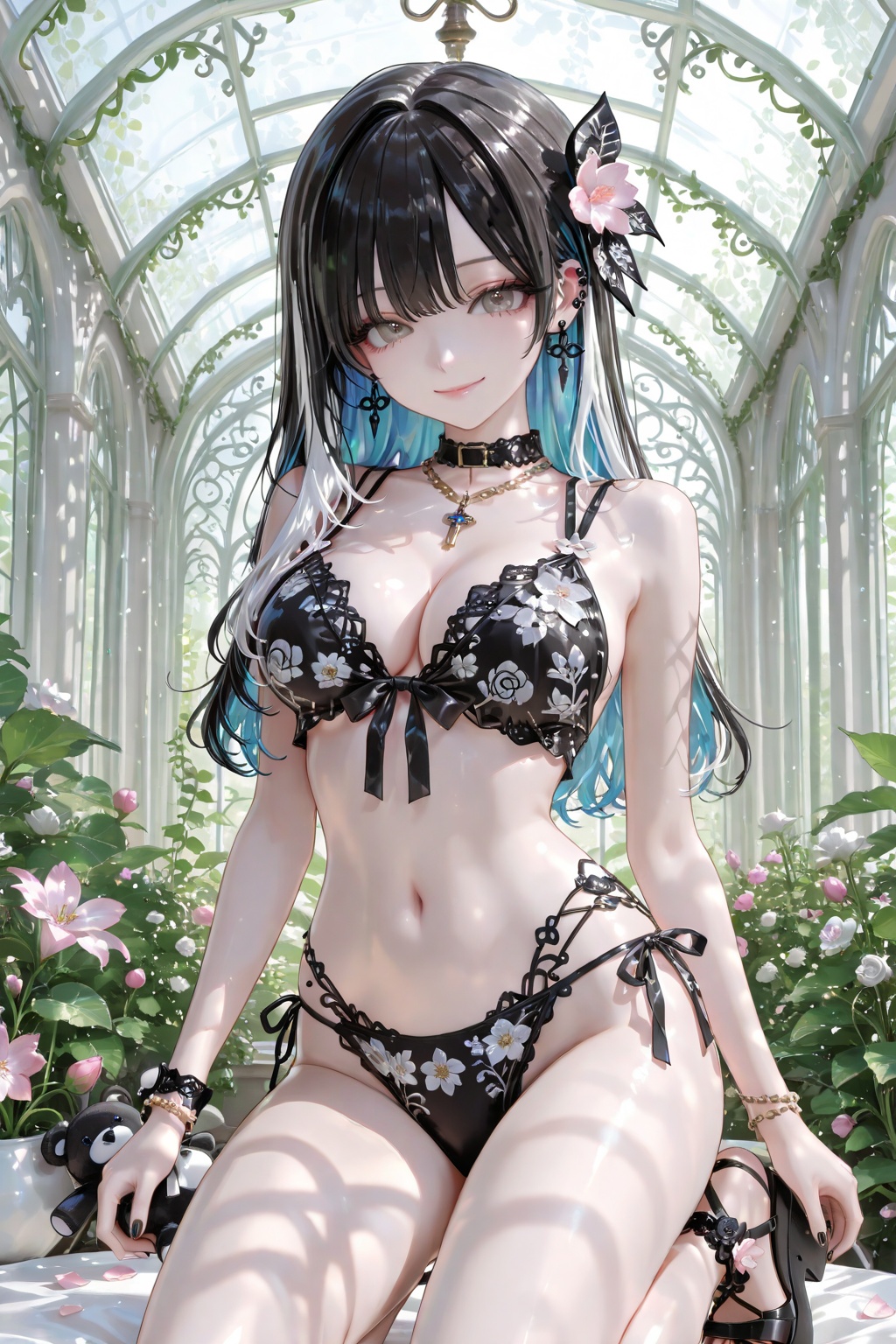 Rin Akenomiya,  long hair,  chest area on Tensor.Art