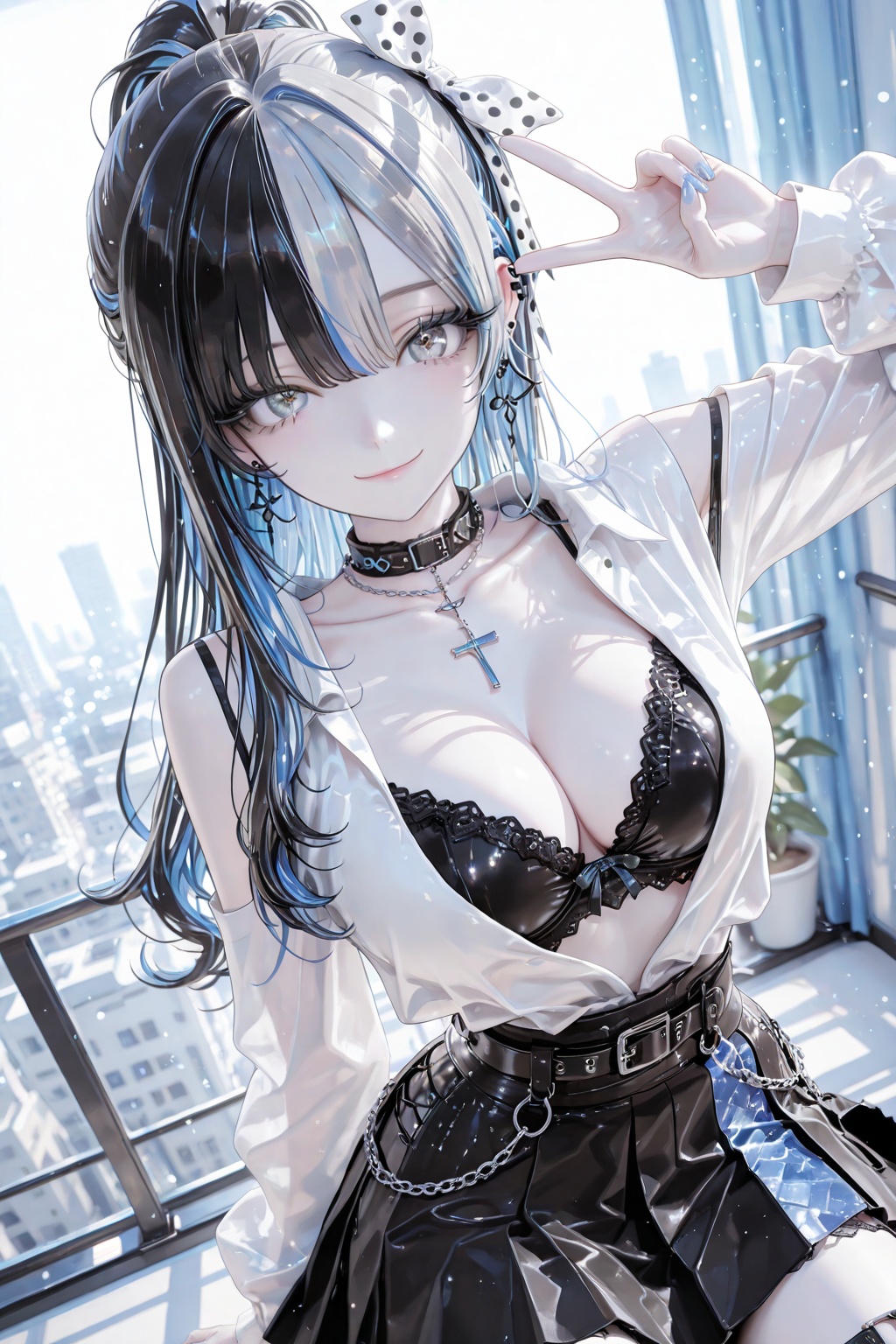 Character: Rin Akenomiya,  solo,  large eyes on Tensor.Art