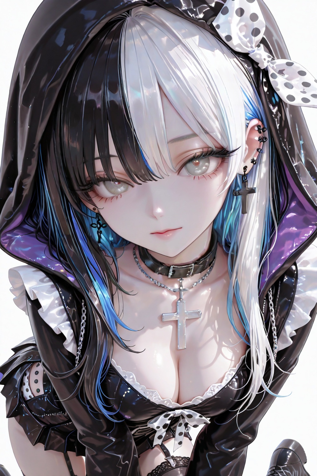 Akenomiya Rin,  long hair,  chest on Tensor.Art