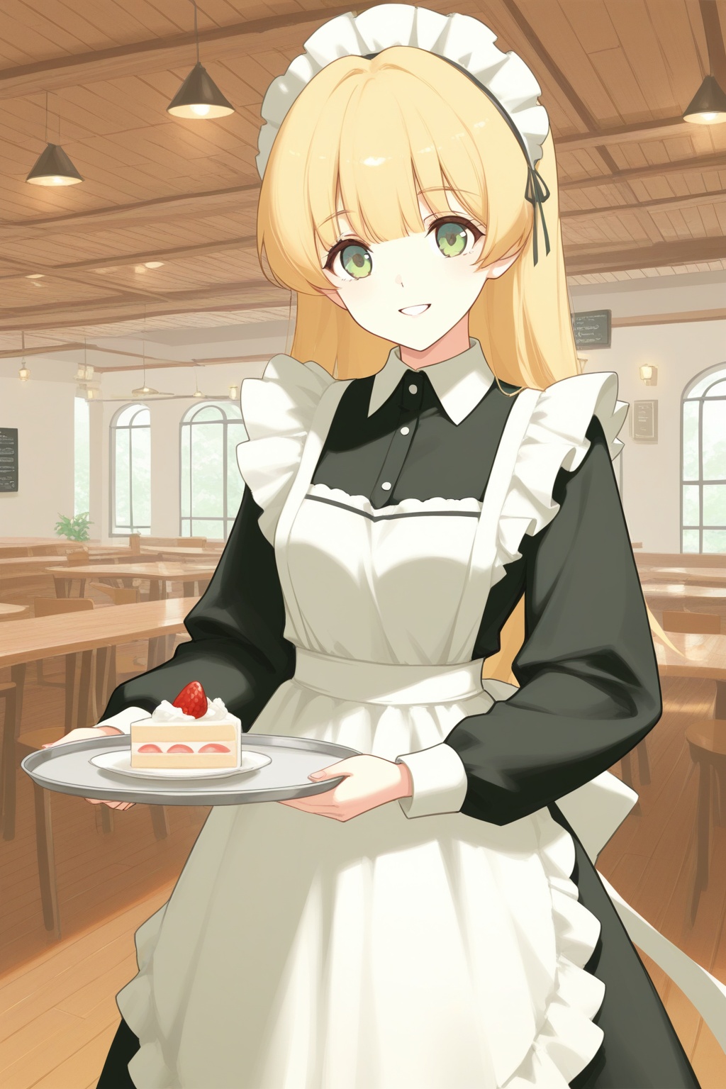1girl,  solo,  blonde hair on Tensor.Art