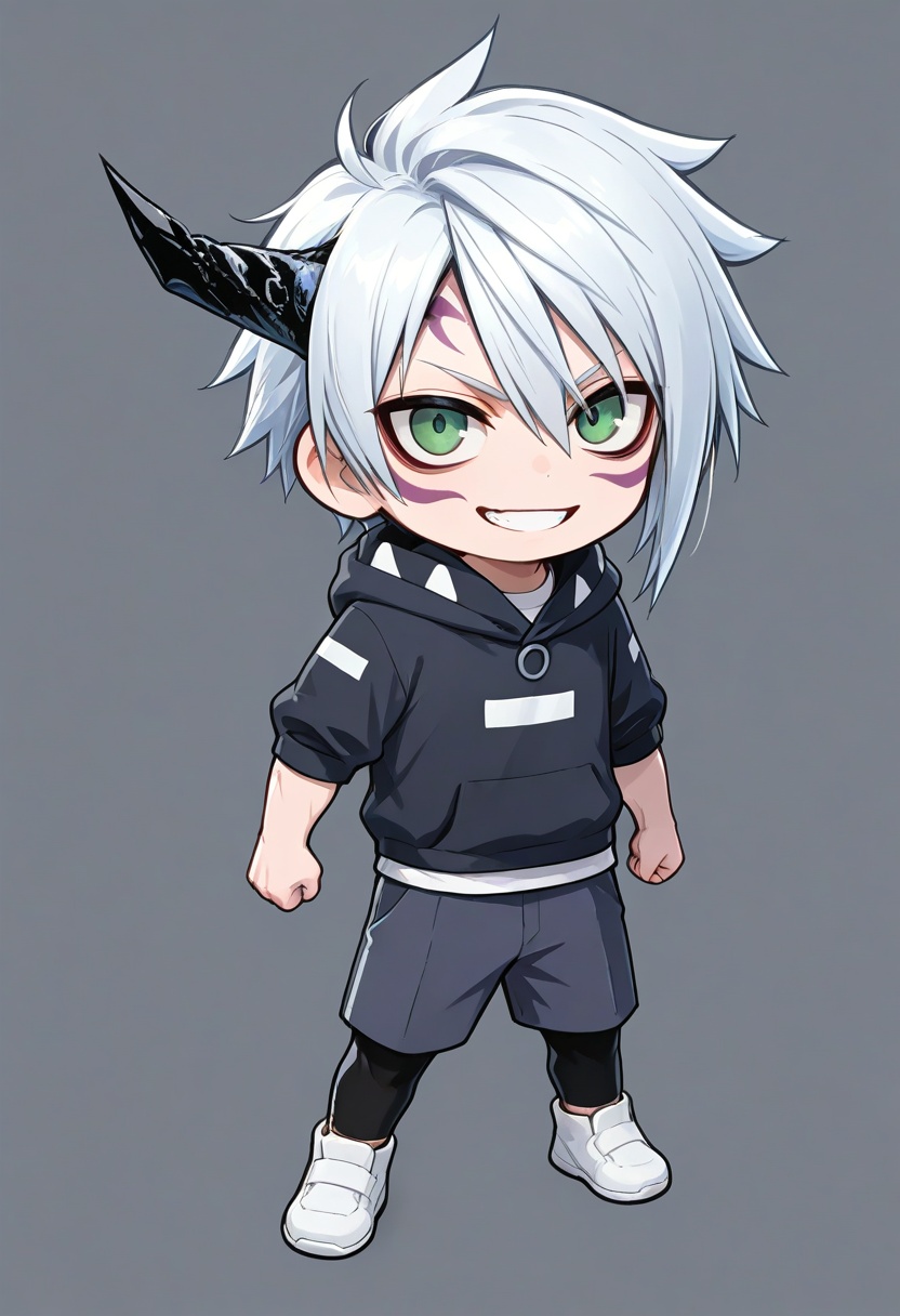 blk_trch__koga,  chibi,  1boy on Tensor.Art