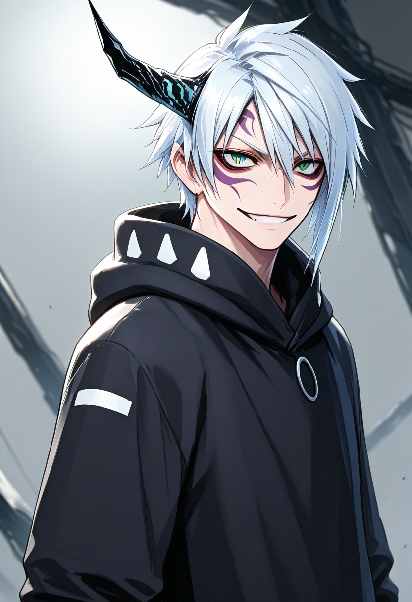 blk_trch__koga,  1boy,  male focus on Tensor.Art