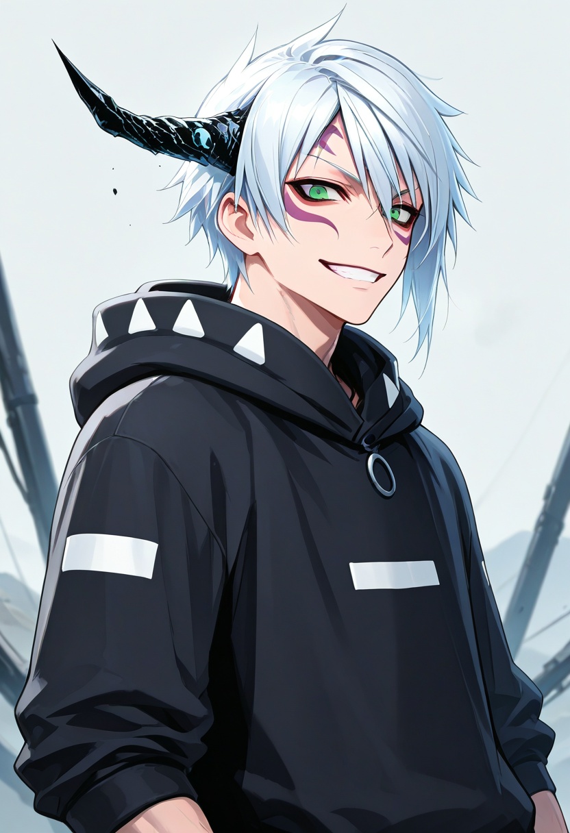 blk_trch__koga,  1boy,  male focus on Tensor.Art