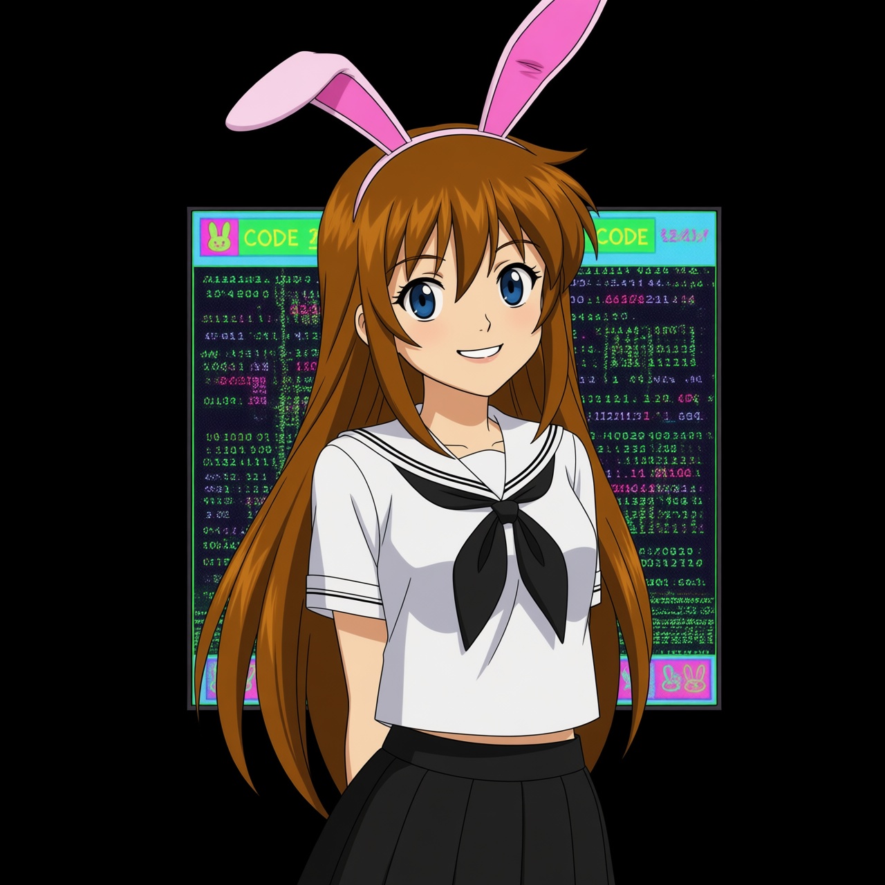 2D digital illustration,  1 girl,  solo on Tensor.Art