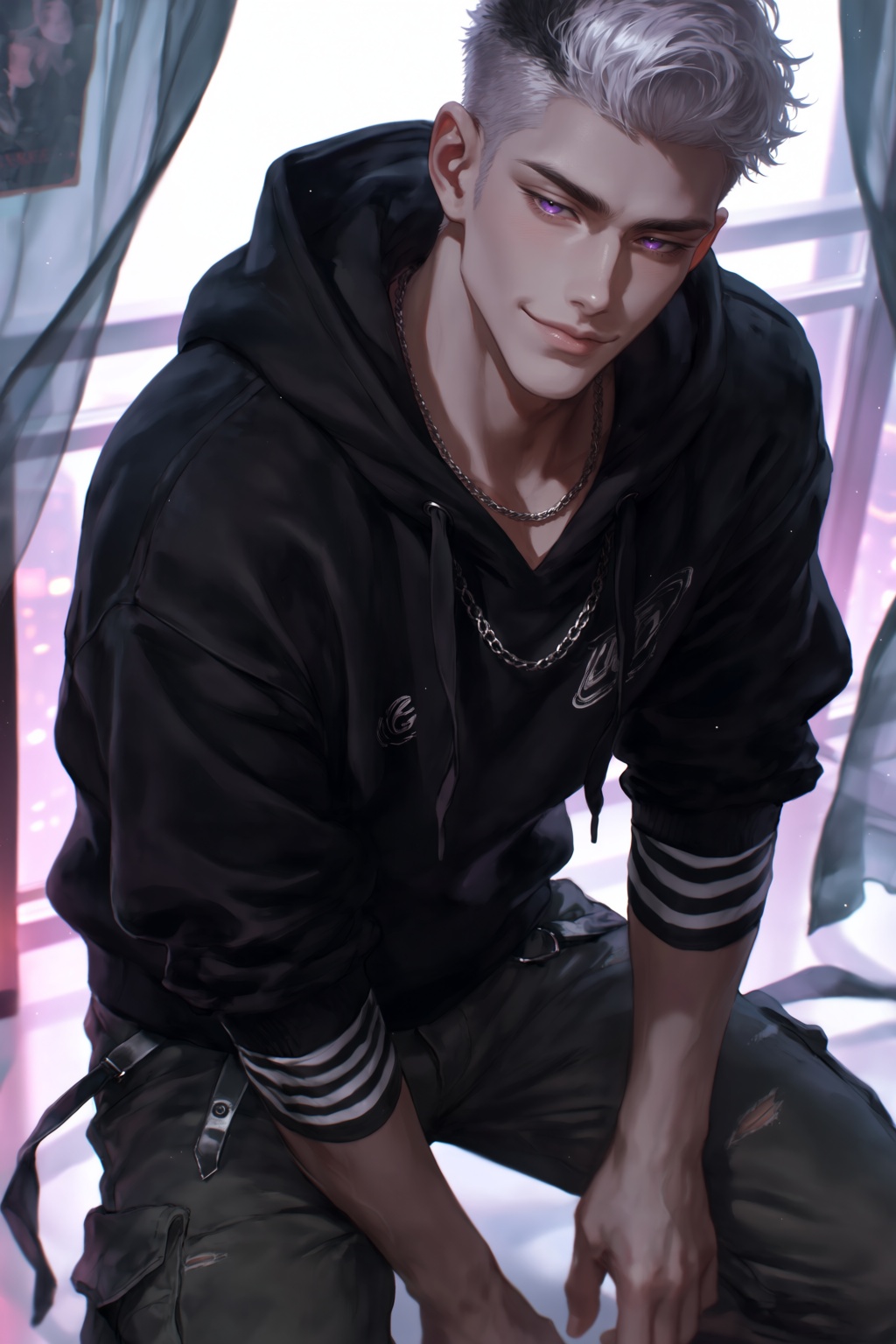 digital illustration,  solo,  1boy on Tensor.Art