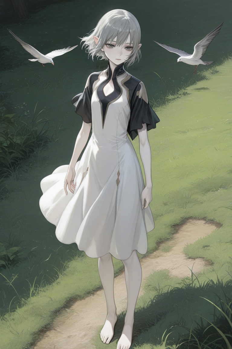 yorda (ico),  1girl,  capelet on Tensor.Art