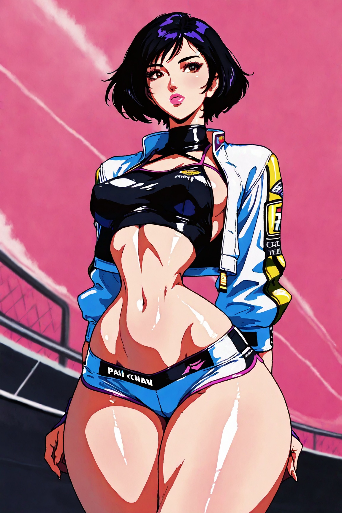 1girl,  pai chan_(tekken),  race girl on Tensor.Art