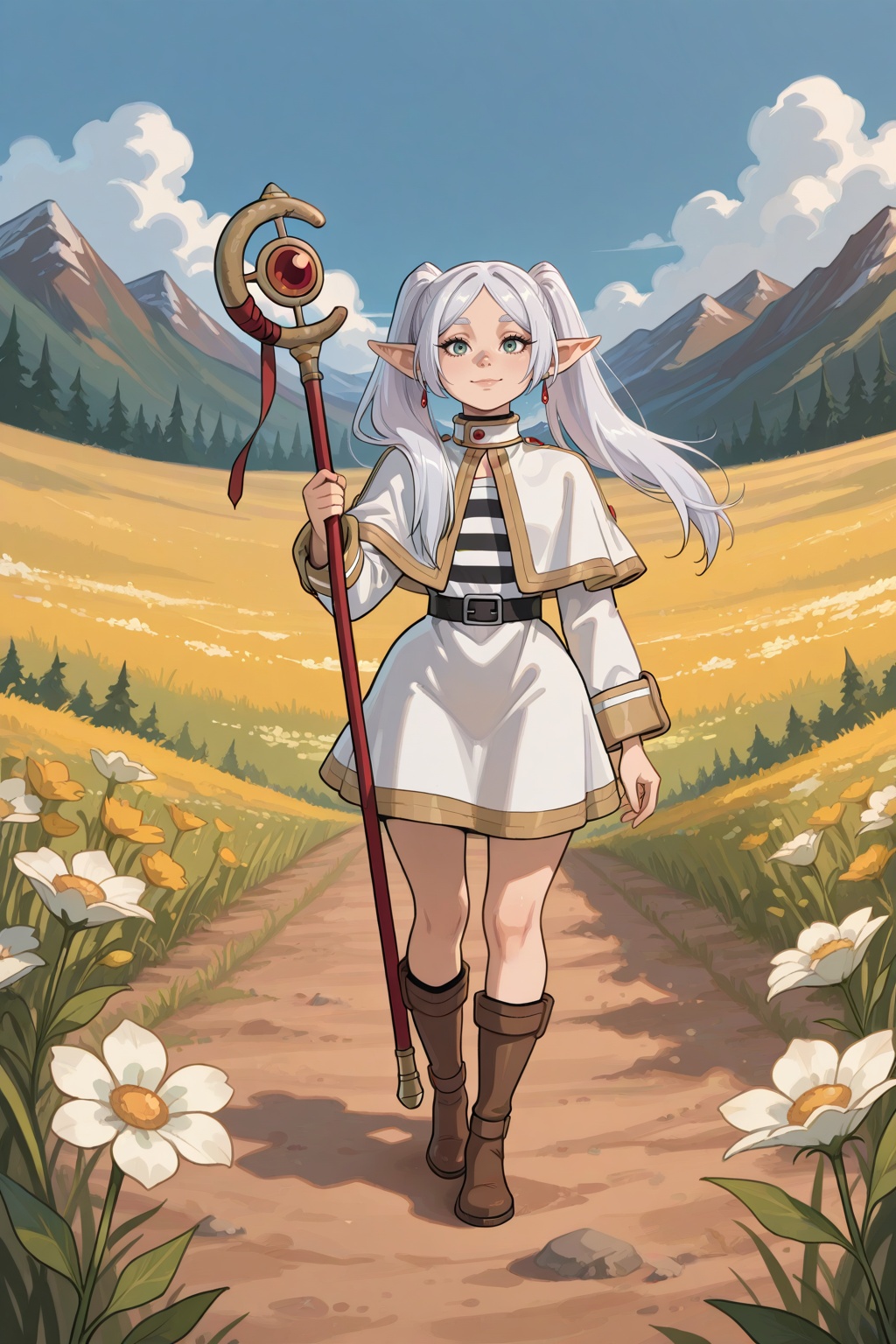 Vv.LXVIII - Radiant,  2d_cartoon,  western_cartoon_style on Tensor.Art