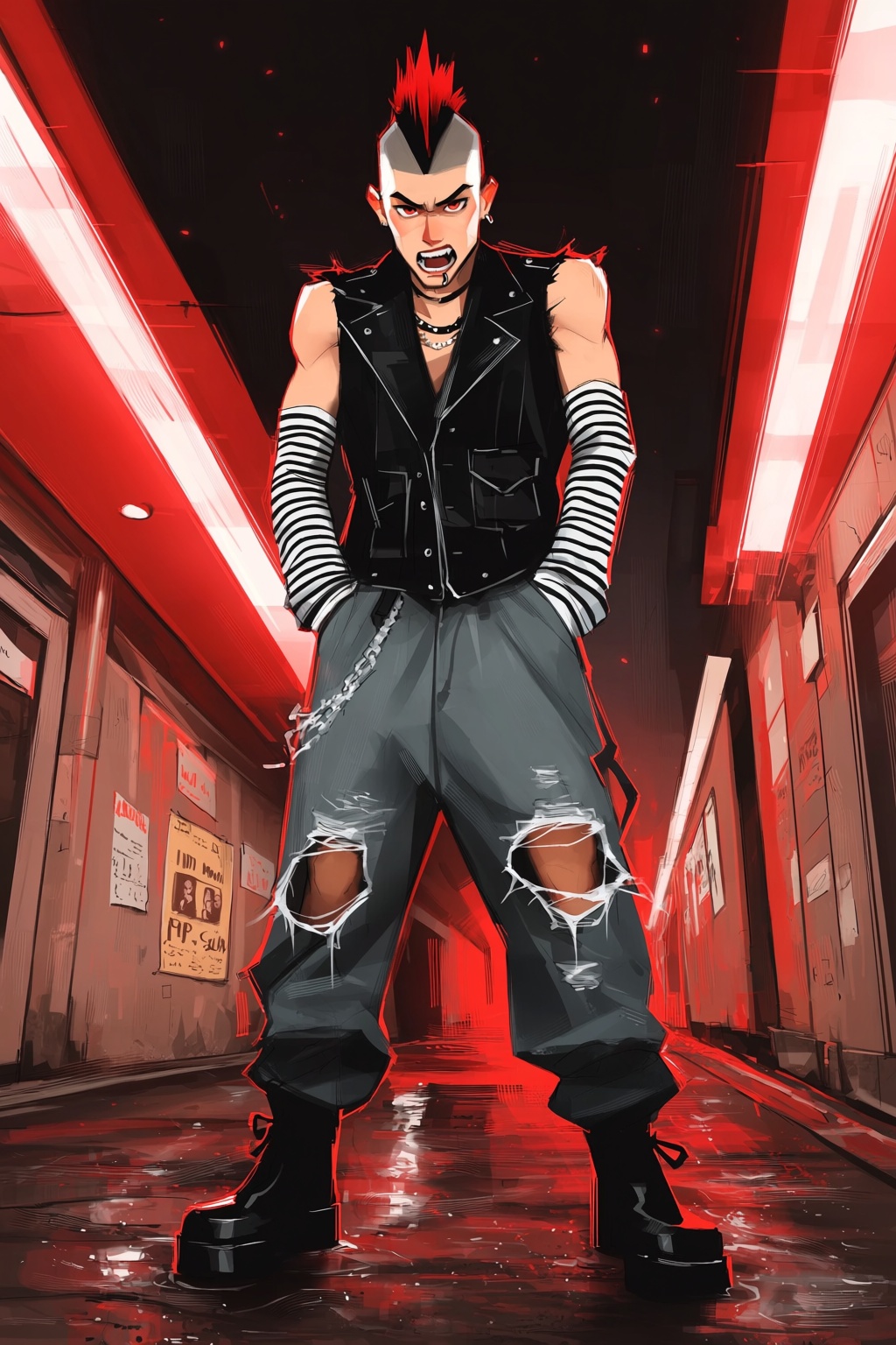 digital illustration,  solo,  1boy on Tensor.Art