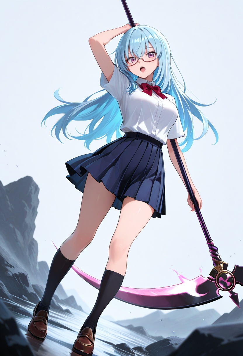 psyren__amamiya_sakurako,  anime coloring,  tachi-e on Tensor.Art