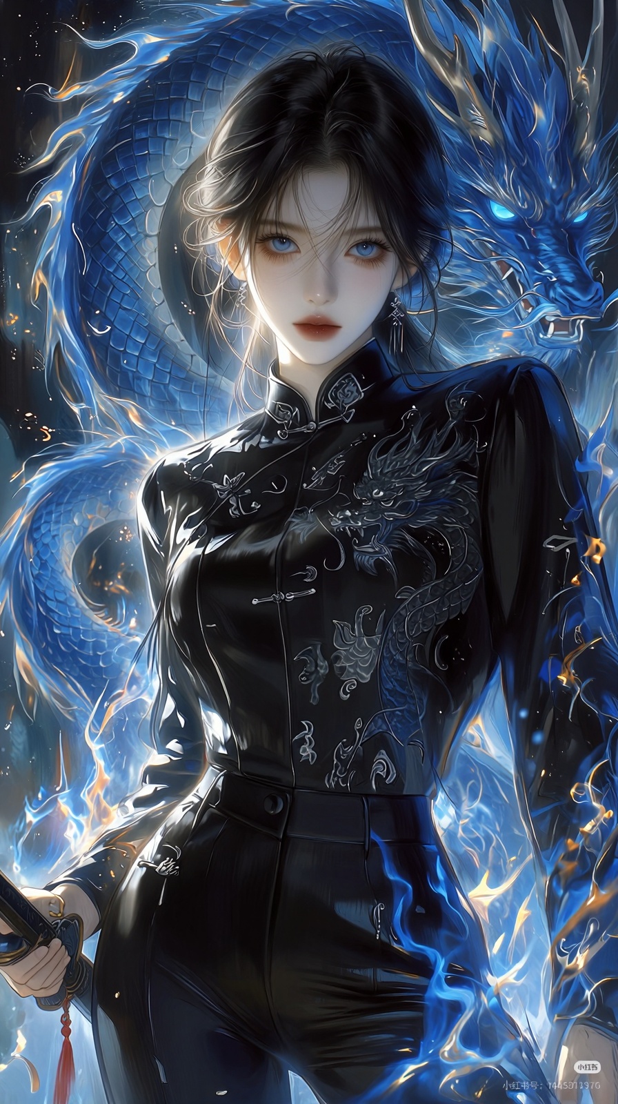 (Highly refined art style) 1female,  solo,  semi realistic young woman on Tensor.Art