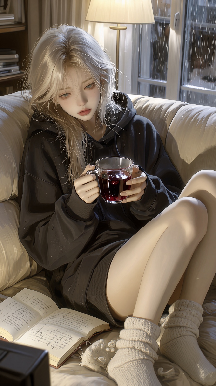 (Highly refined art style) 1girl,  solo,  delicate brushwork on Tensor.Art