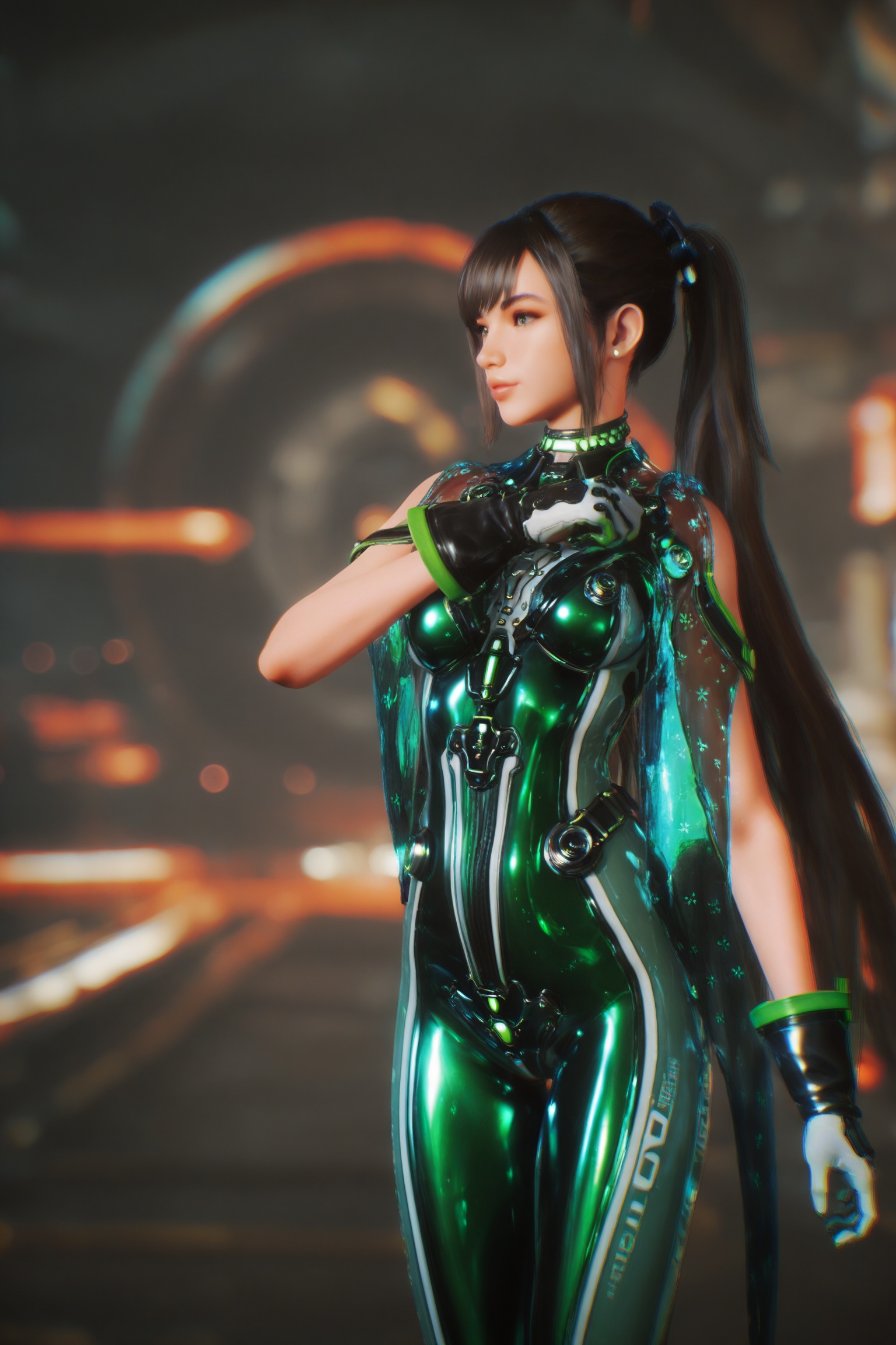 stellarblade style,  3d render,  1female on Tensor.Art