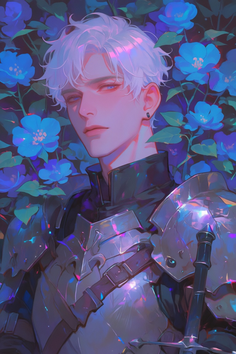 solo,  looking at viewer,  short hair on Tensor.Art