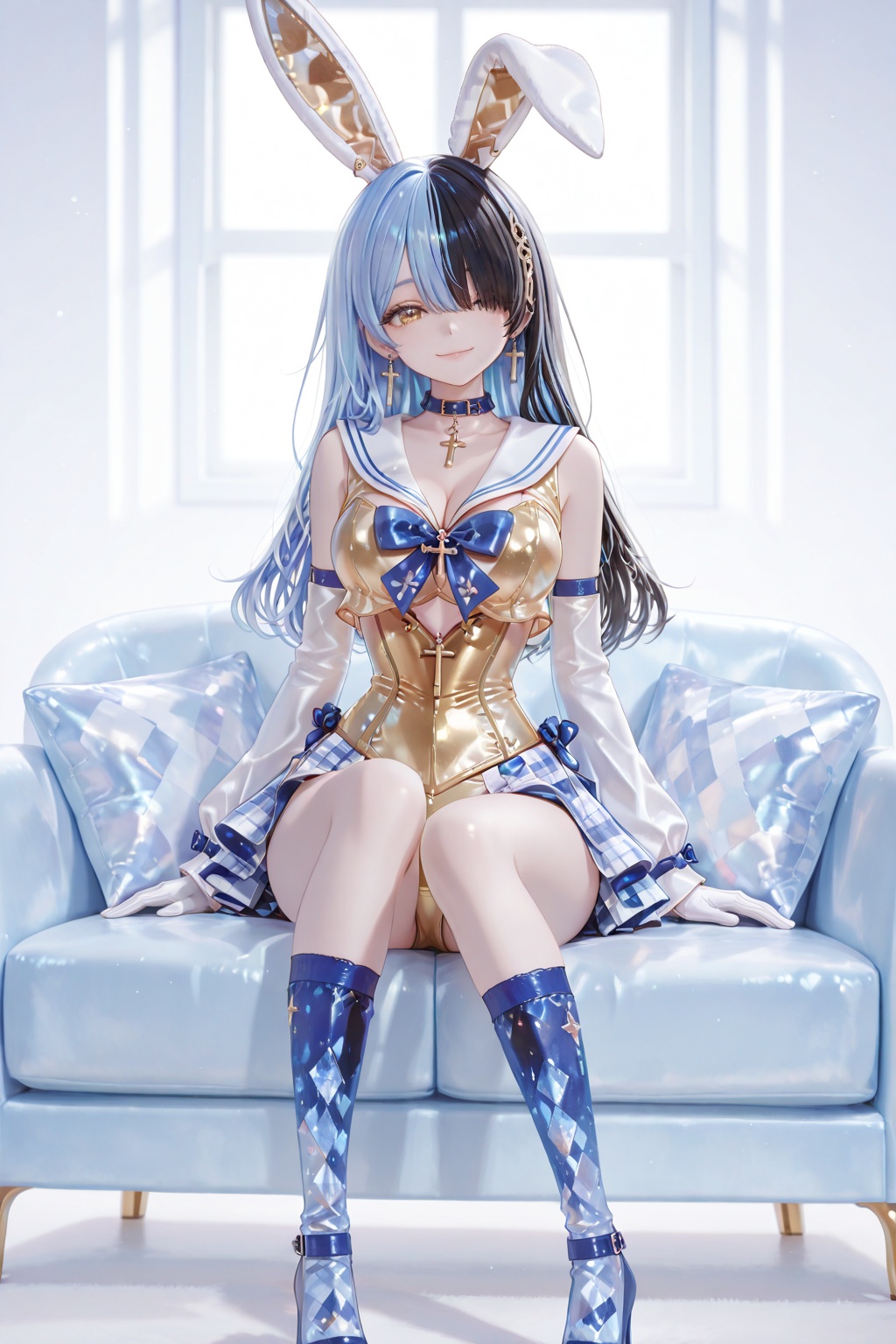 One girl,  solo,  long hair on Tensor.Art