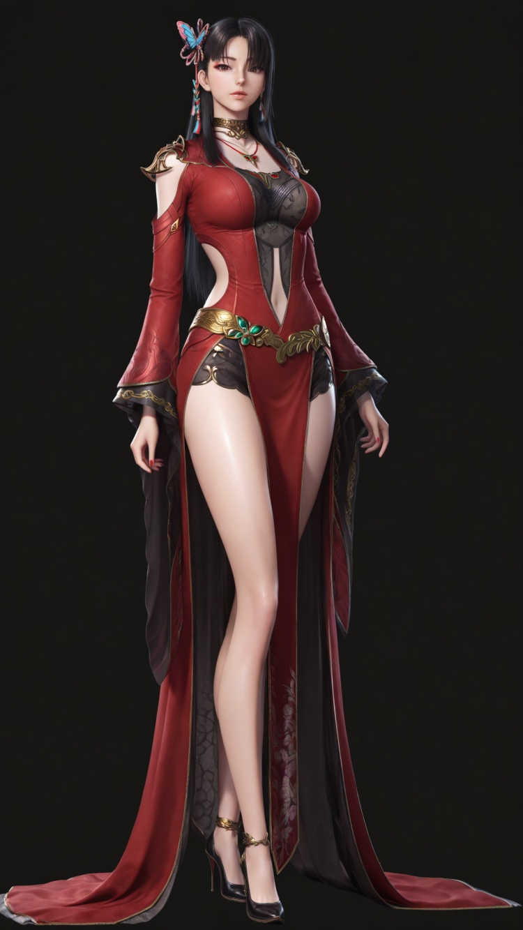 DJ_不知火舞-街霸6-美杜莎女王服装-2.5D版 by DJ大江东去 on Tensor.Art