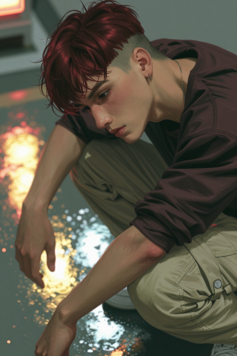 Semi realistic style,  digital illustration,  cinematic lighting on Tensor.Art