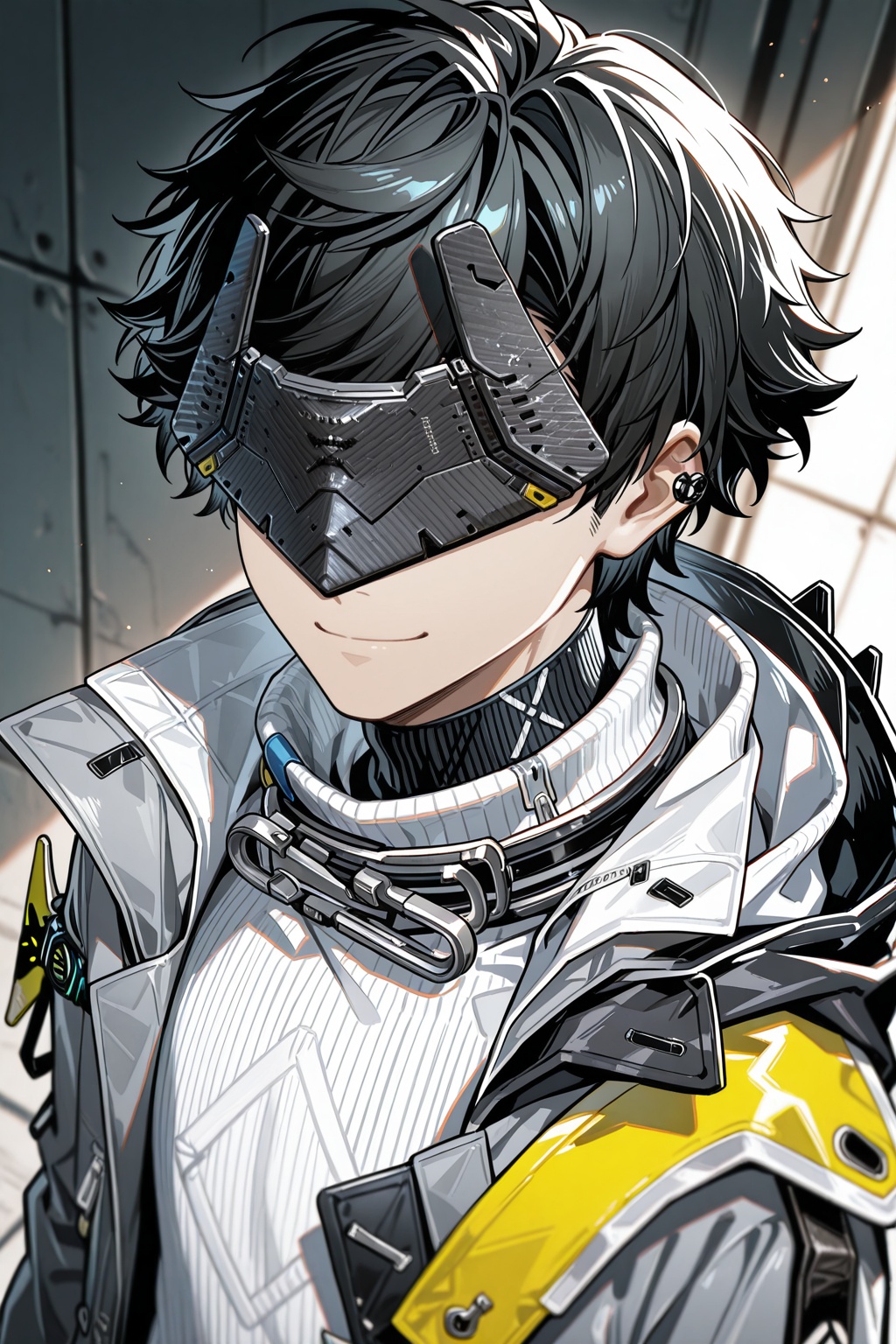 male focus,  1boy,  male endministrator \(arknights\) on Tensor.Art