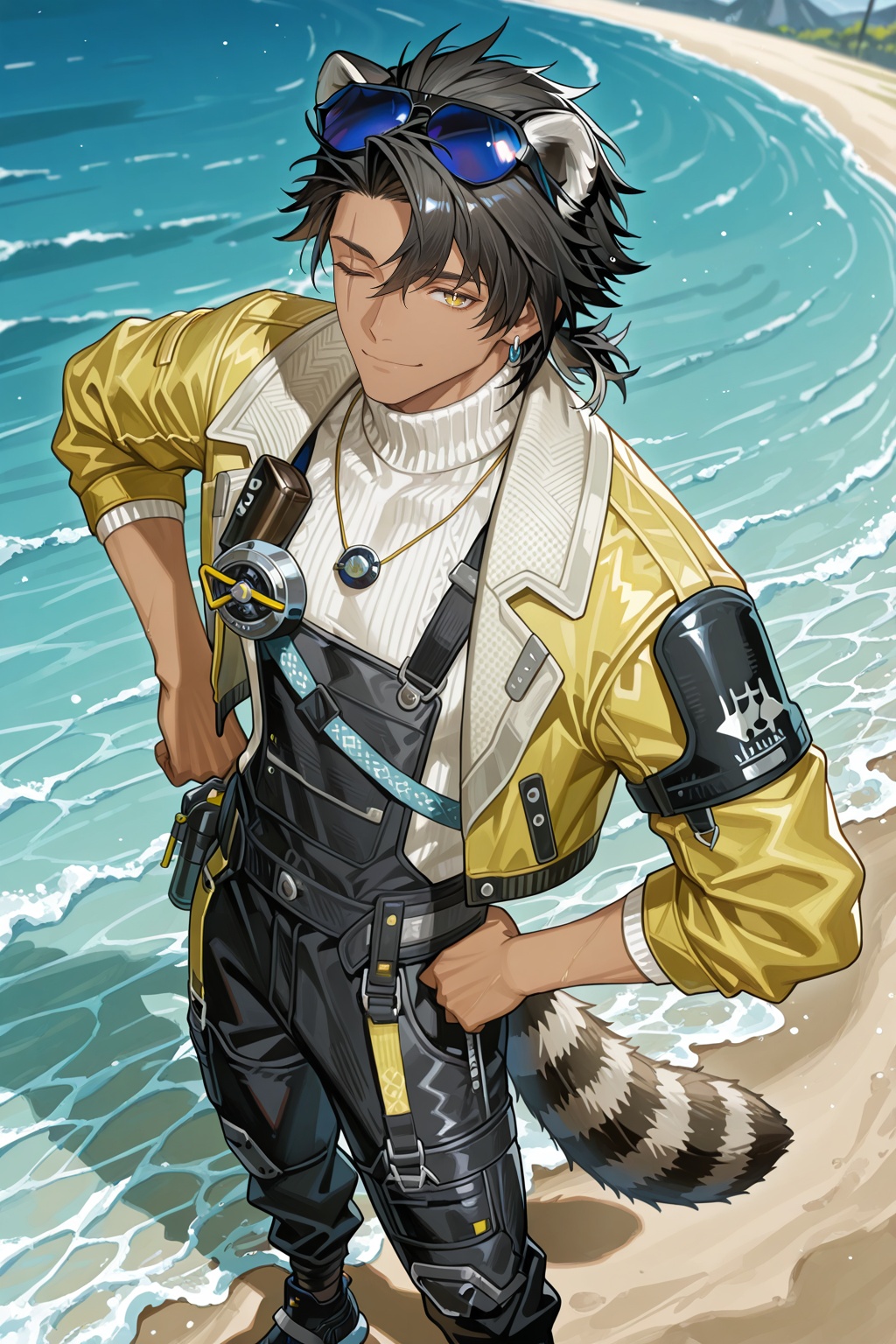 male focus,  1boy,  alesh \(arknights\) on Tensor.Art