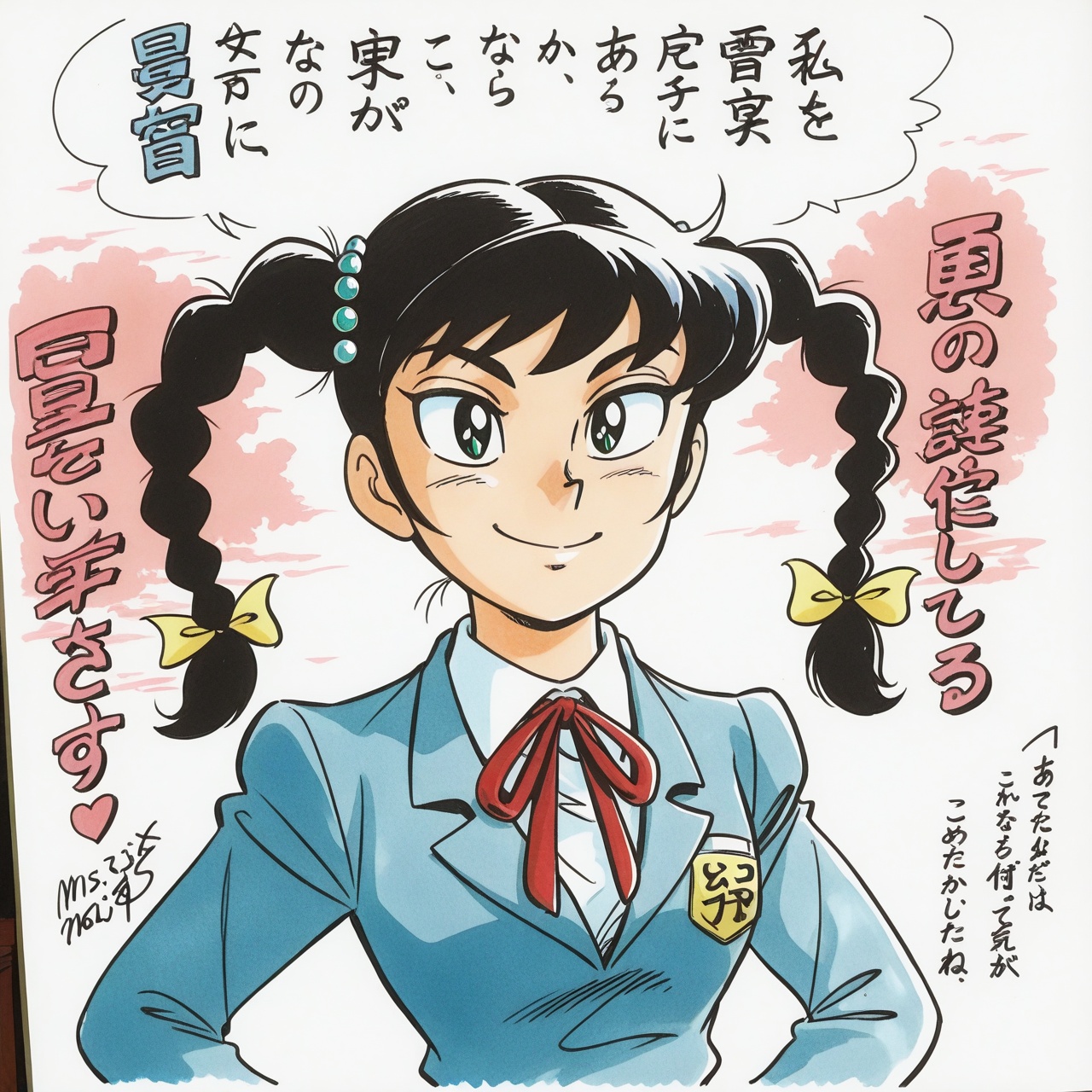 misao,  1girl,  japanese text on Tensor.Art