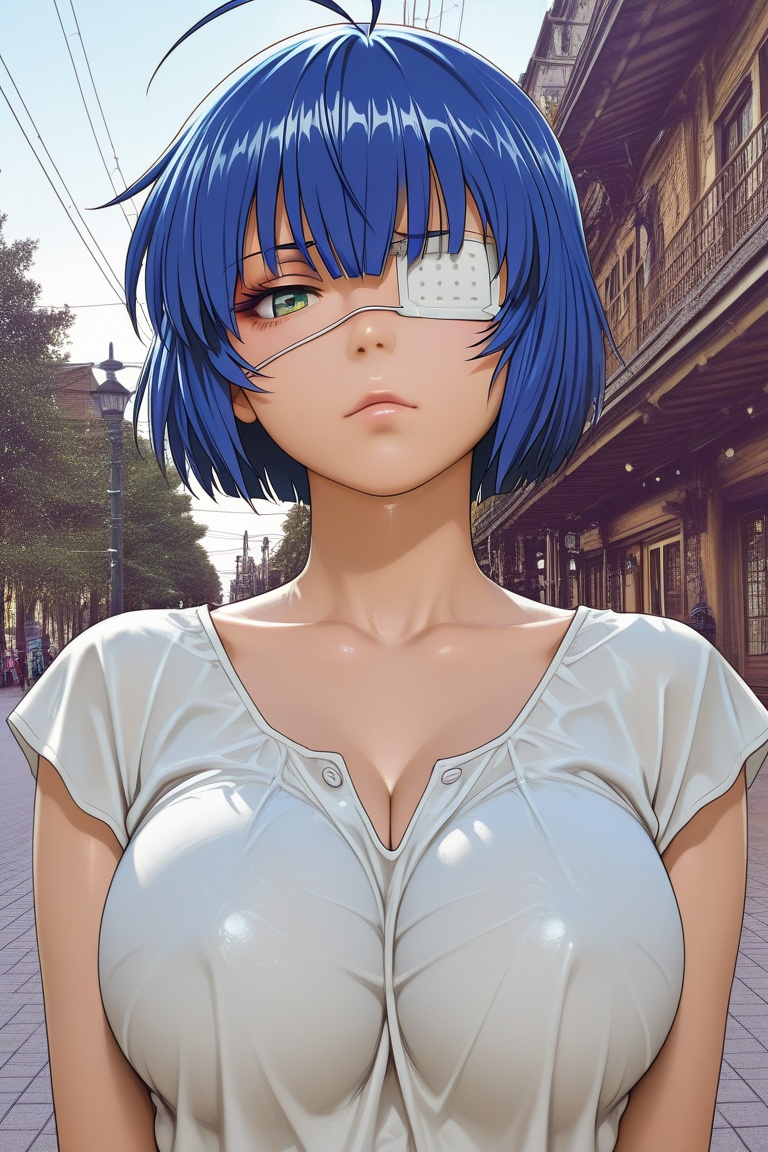(((upper body shot,  looking at viewer))),  1girl on Tensor.Art