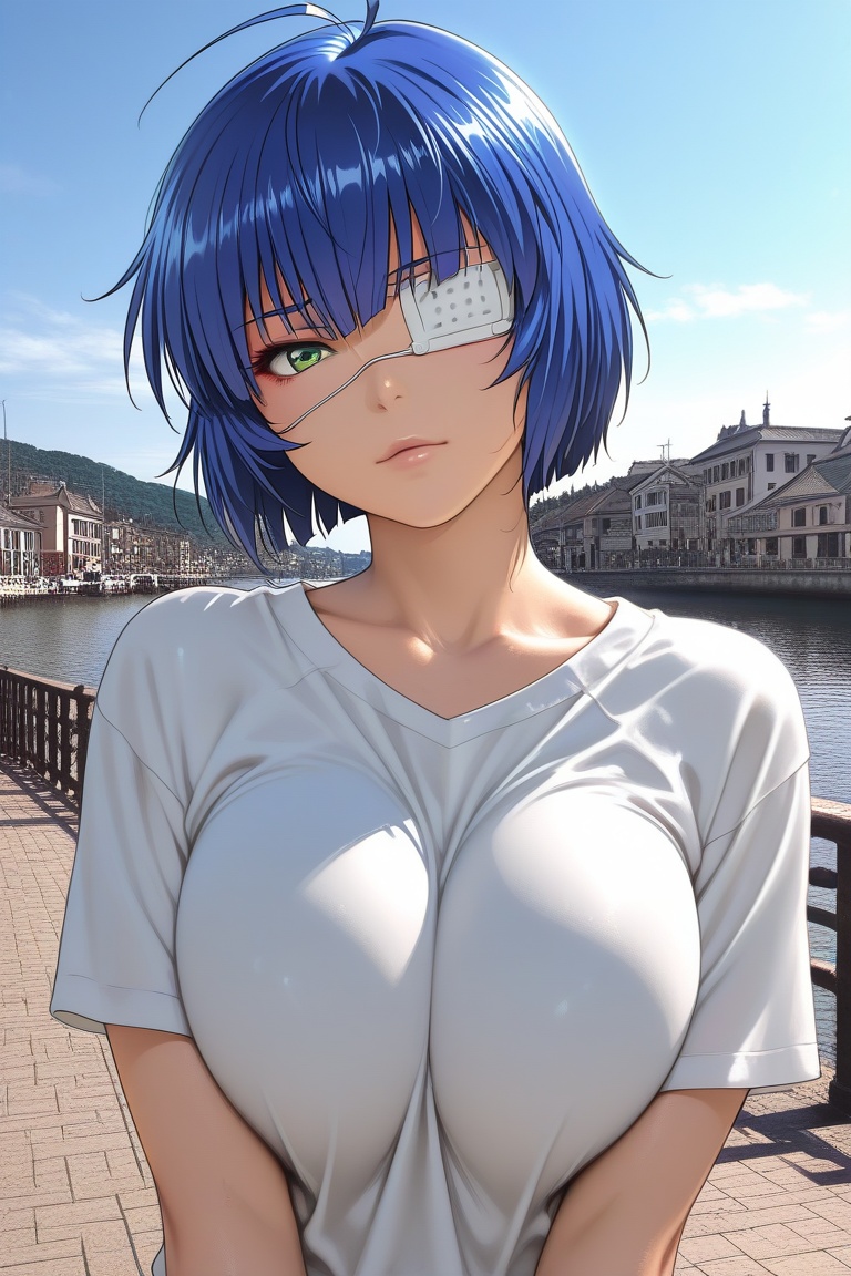 (((upper body shot,  looking at viewer))),  1girl on Tensor.Art