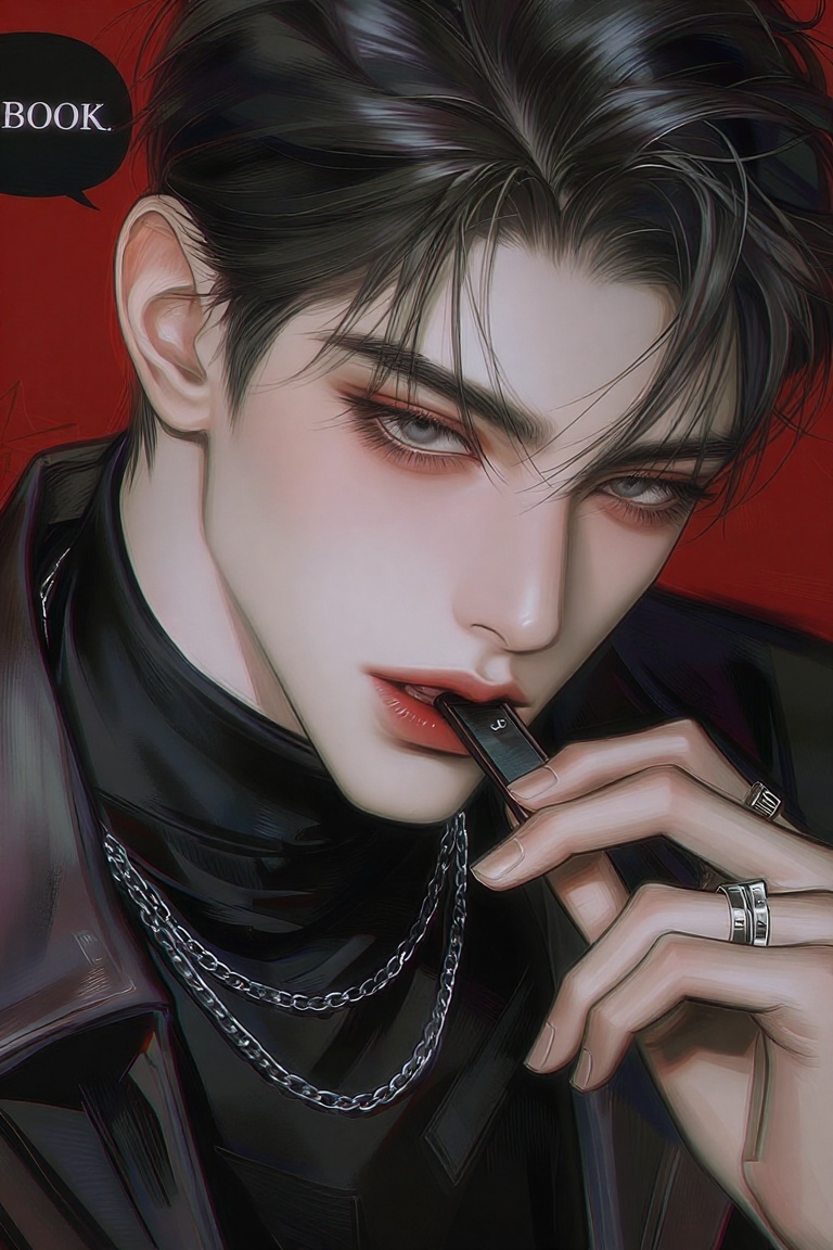 (Highly refined art style) 1male,  solo,  semi realistic young man on Tensor.Art
