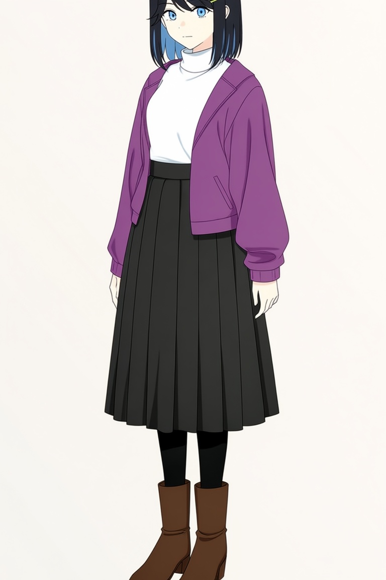yui_giteki,  multicolored hair,  hairclip on Tensor.Art
