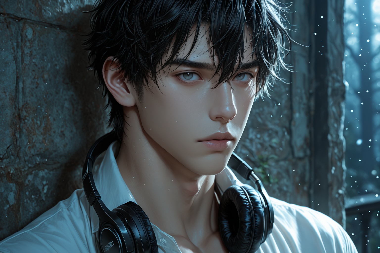 ........... ,  1 male,  black hair on Tensor.Art