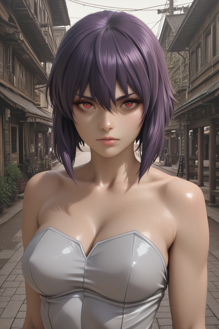 (((upper body shot,  looking at viewer))),  1girl on Tensor.Art