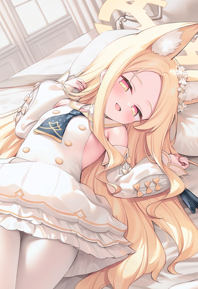 seia \(blue archive\),  1girl,  animal ear fluff on Tensor.Art