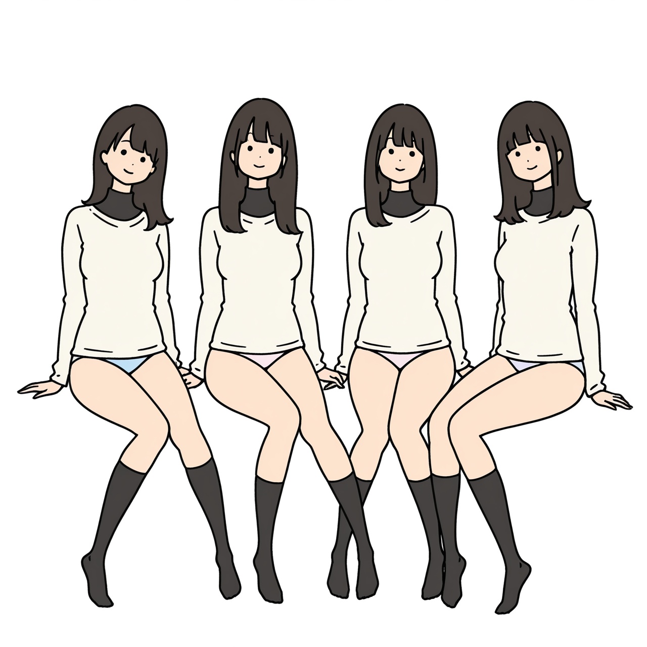 yutanpo,  3girls,  best quality on Tensor.Art