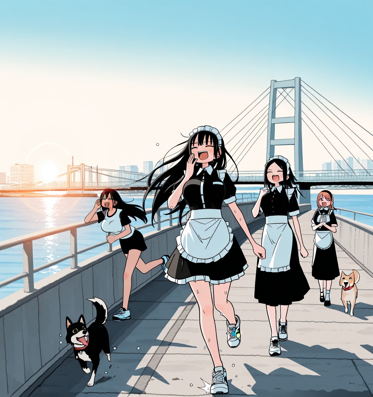 abtm,  2girls,  high school students on Tensor.Art