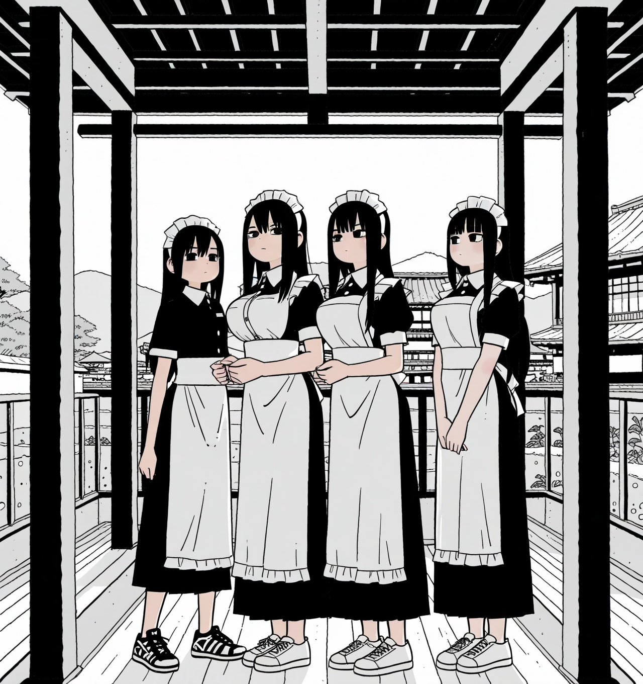 abtm,  2girls,  high school students on Tensor.Art