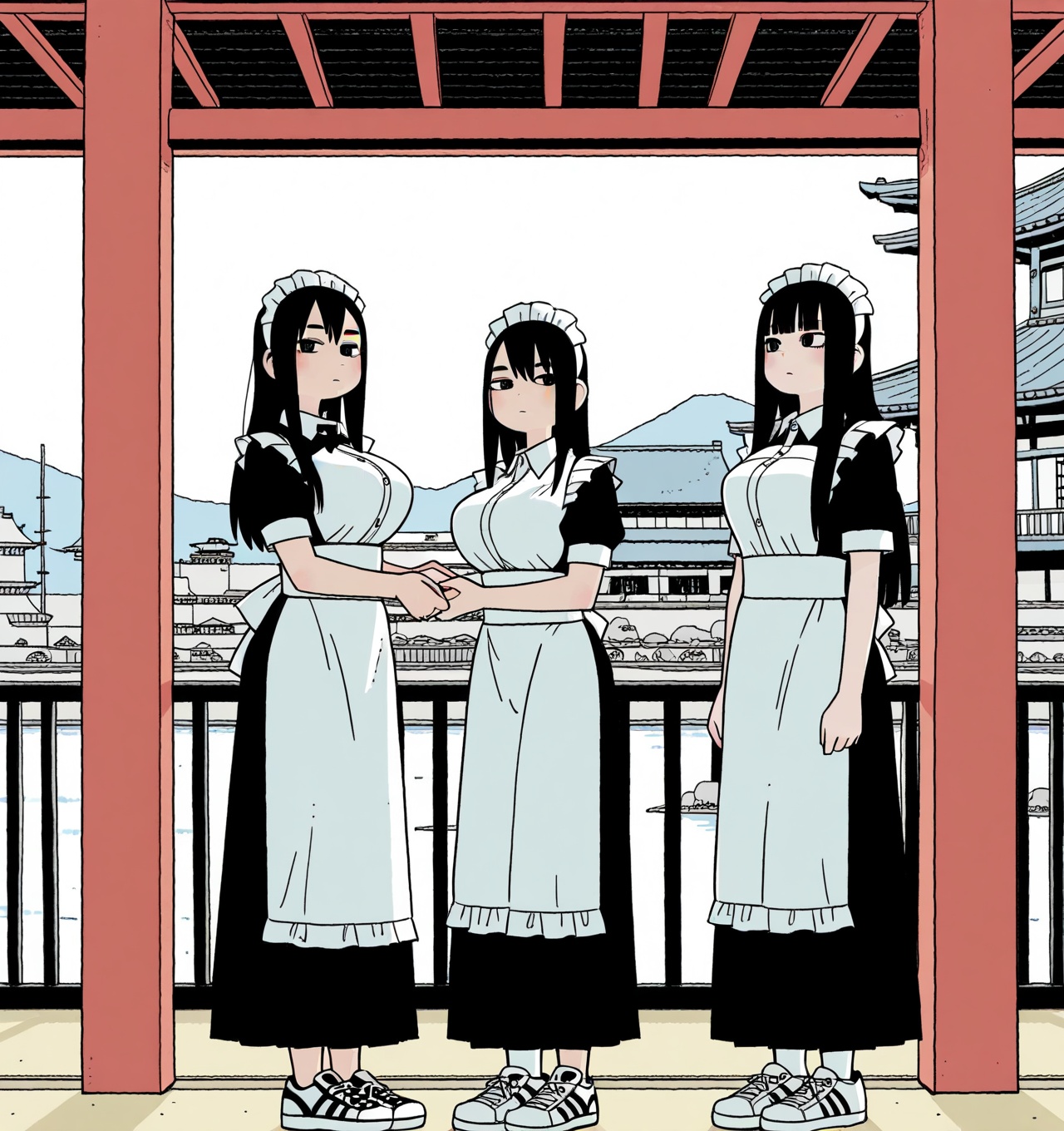 abtm,  2girls,  high school students on Tensor.Art