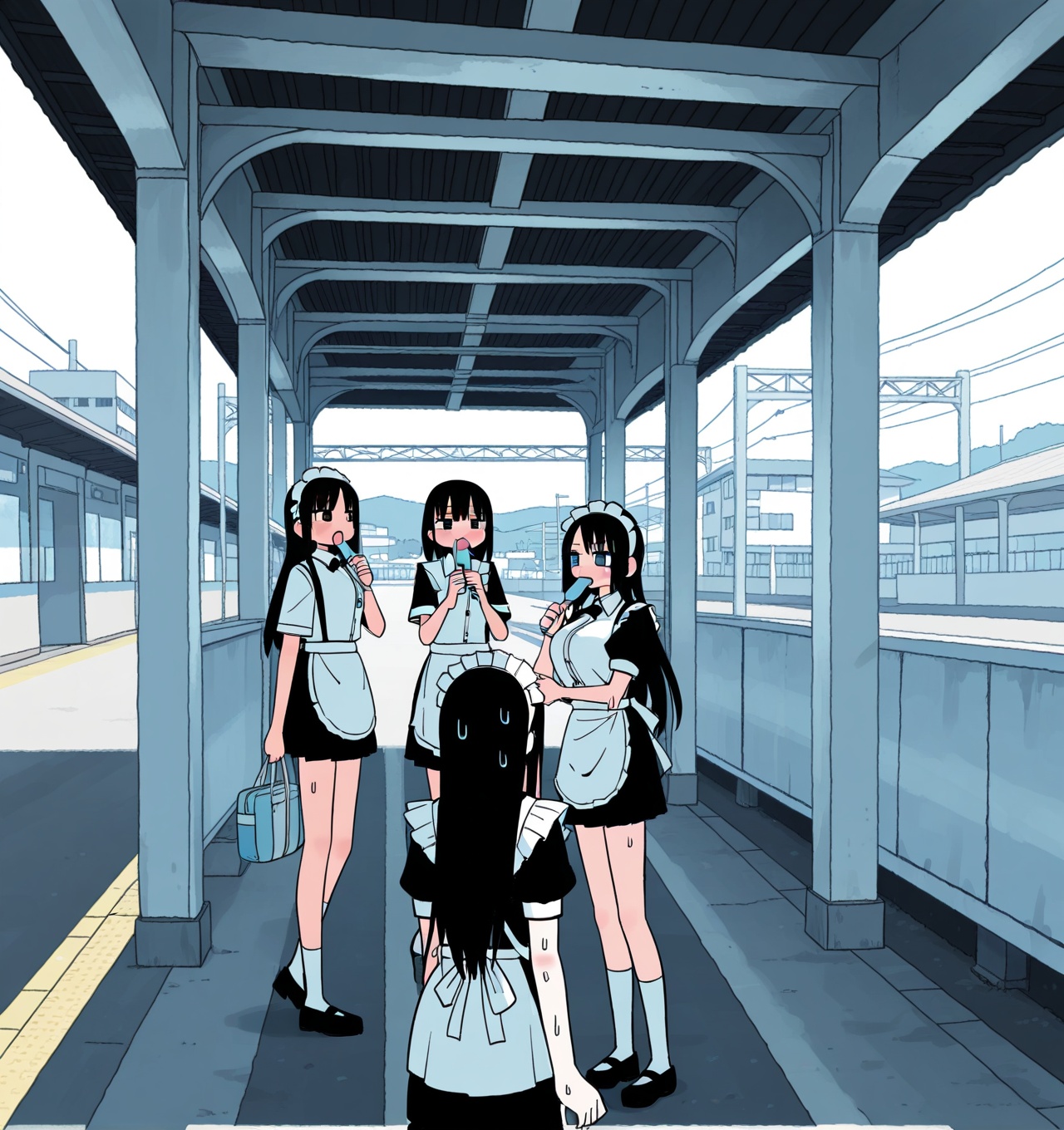 abtm,  2girls,  high school students on Tensor.Art